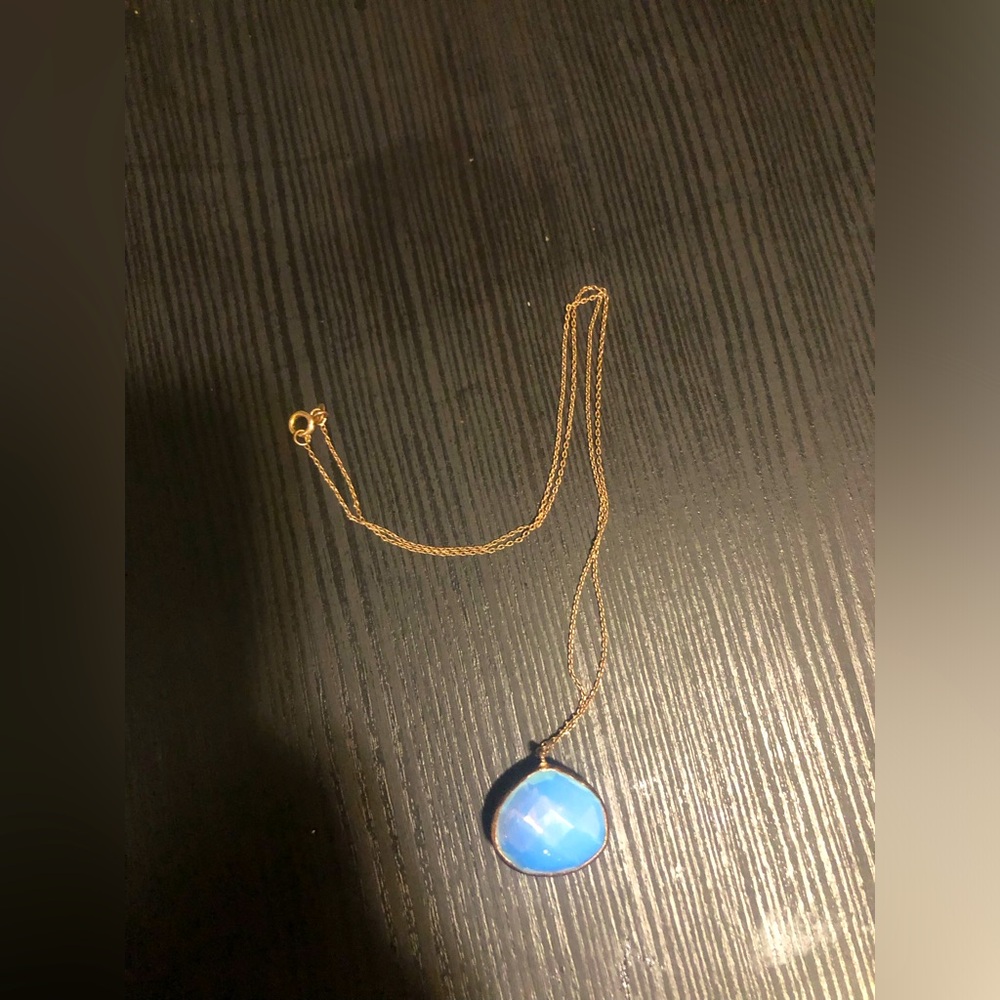 Necklace rainbow bronze pendant